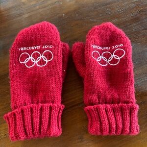 HBC Vancouver 2010 Olympics Red Mittens